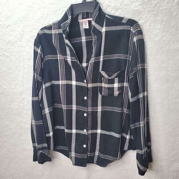 Victoria's Secret Patterned Sleepwear Top Size S - Picture 4 of 14